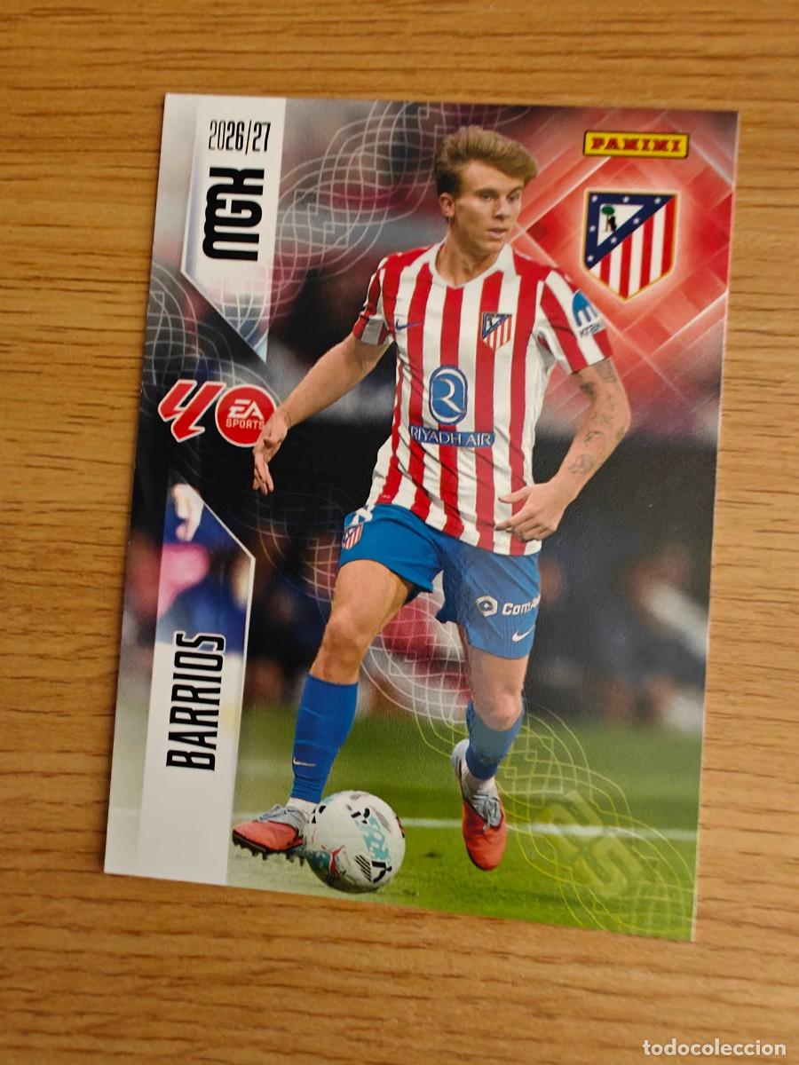 Coleccionismo deportivo: Barrios 65 Panini Megacracks 26 27 Atl&eacute;tico de Madrid 2026 2027