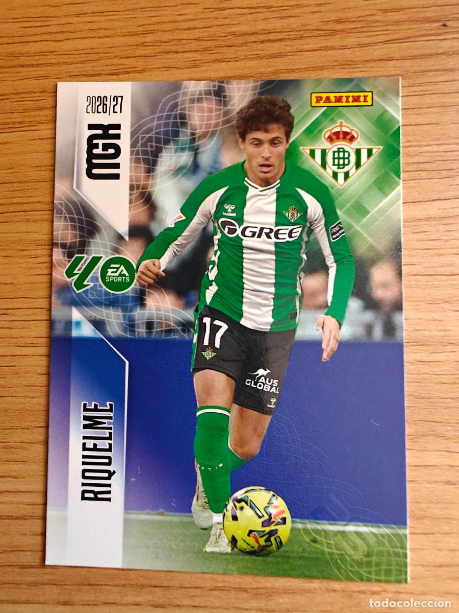 Coleccionismo deportivo: Riquelme 105 Panini Megacracks 26 27 Real Betis 2026 2027