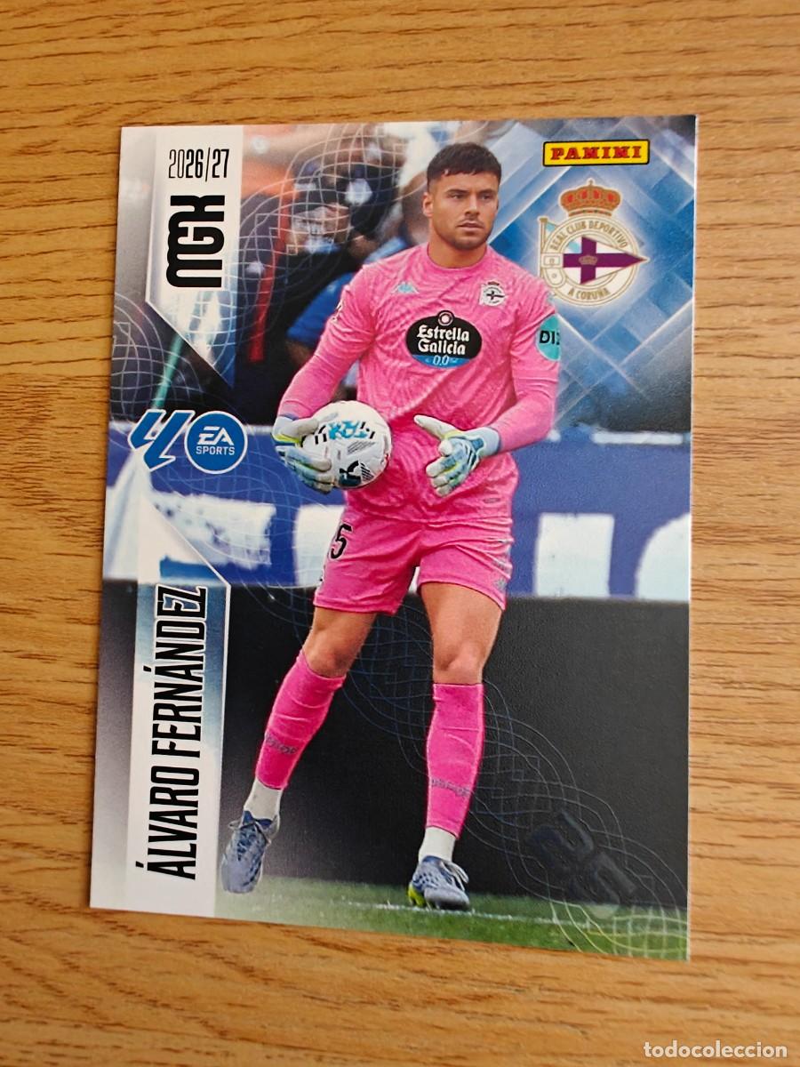 Coleccionismo deportivo: &Aacute;lvaro Fern&aacute;ndez 128 Panini Megacracks 26 27 RC Deportivo 2026 2027