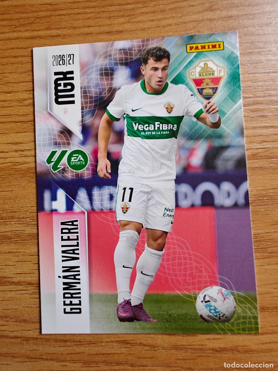 Coleccionismo deportivo: Germ&aacute;n valera 153 Panini Megacracks 26 27 Elche CF 2026 2027