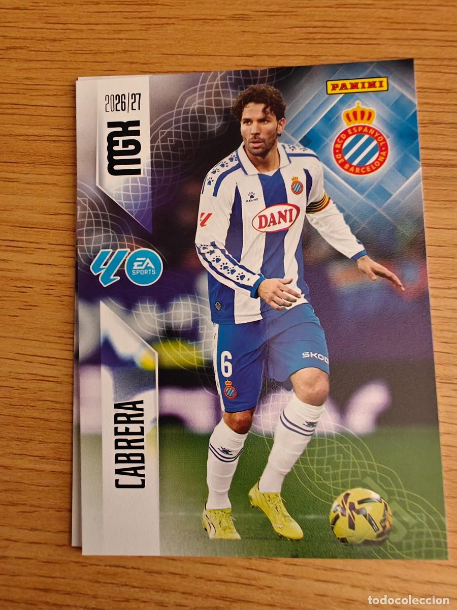 Coleccionismo deportivo: Cabrera 169 Panini Megacracks 26 27 RCD Espanyol 2026 2027
