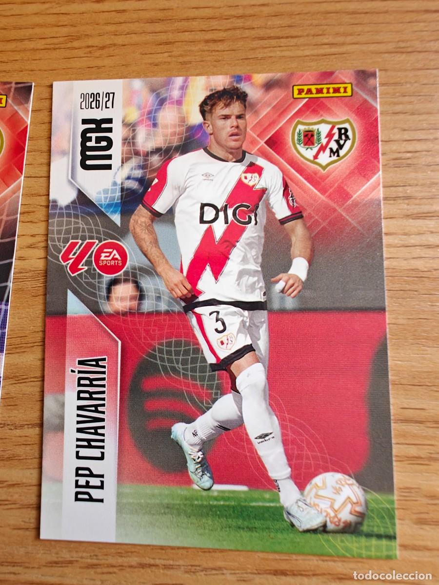 Coleccionismo deportivo: Pep Chavarr&iacute;a 297 Panini Megacracks 26 27 Rayo Vallecano 2026 2027