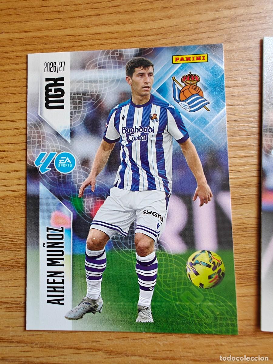 Coleccionismo deportivo: Aihen Mu&ntilde;oz 314 Panini Megacracks 26 27 Real Sociedad 2026 2027