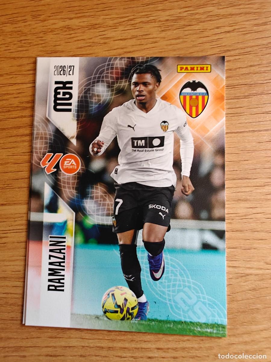 Coleccionismo deportivo: Ramazani 357 Panini Megacracks 26 27 Valencia CF 2026 2027