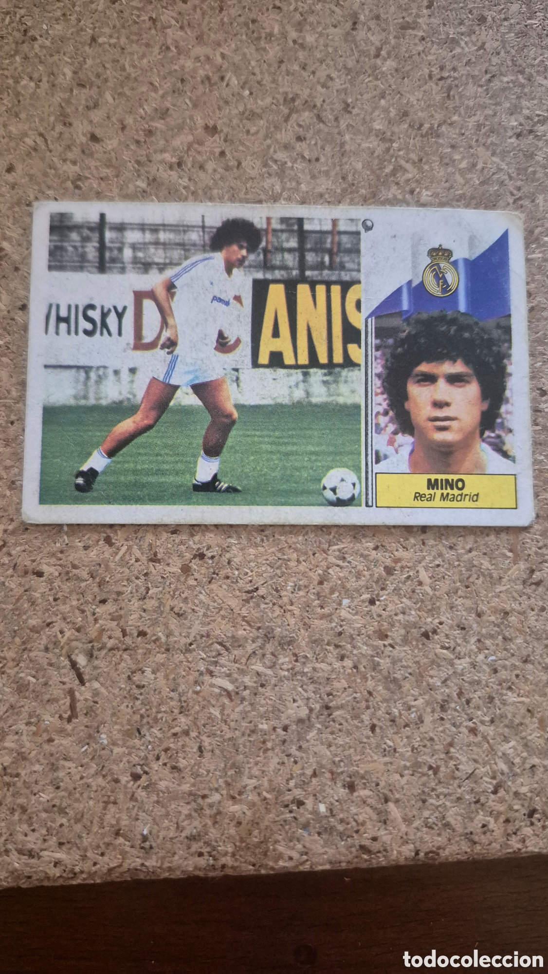 Coleccionismo deportivo: liga Este 86 87 Mino UF 7 (R. Madrid) 1986-87 Fichaje Despegado