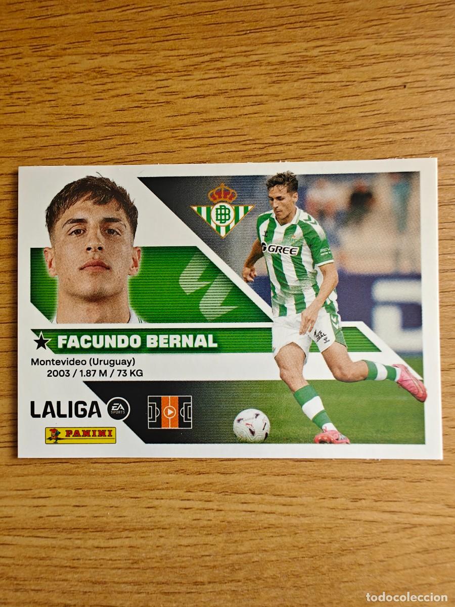 Coleccionismo deportivo: Facundo Bernal 13 Liga Este 26 27 Segunda Edicion Real Betis 2026 2027