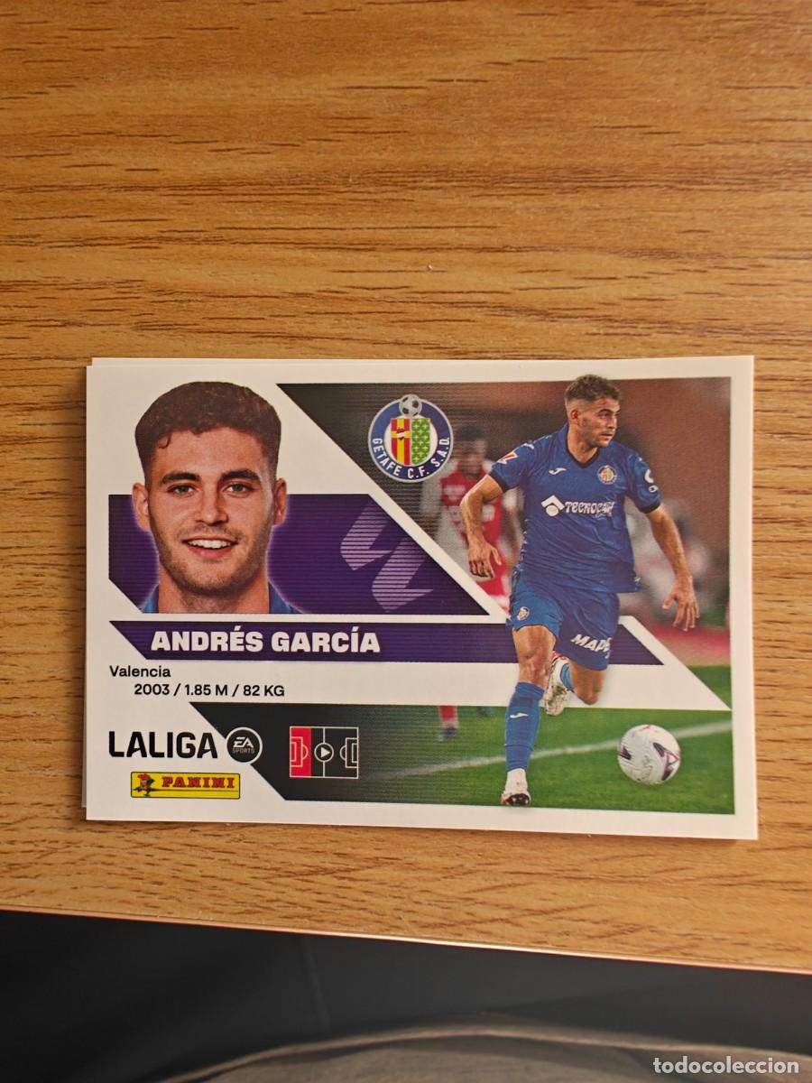Coleccionismo deportivo: Andr&eacute;s Garc&iacute;a UF 18 Liga Este 26 27 Segunda Edicion Getafe CF Ultimos Fichajes 2026 2027