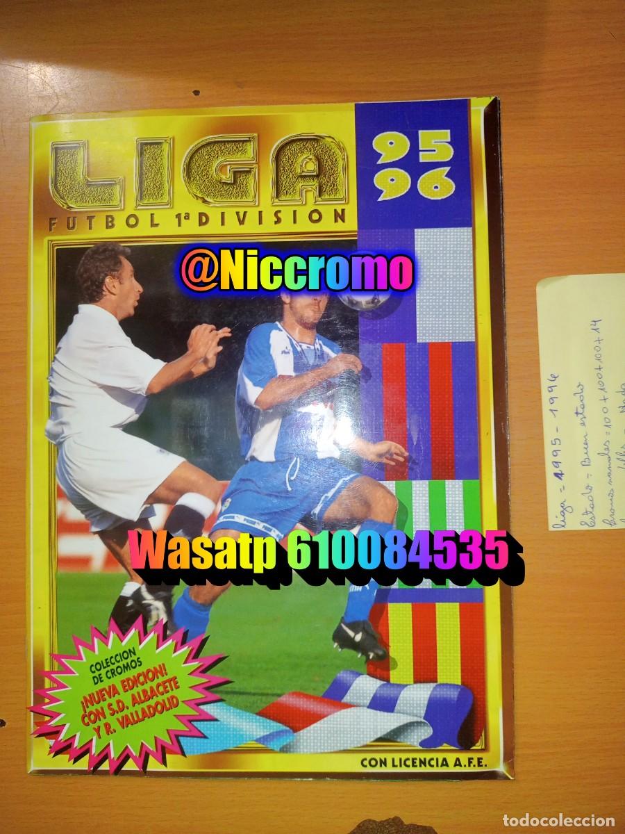 Coleccionismo deportivo: liga futbol 95 96 ed este con cromos normales 300 + fichajes 24 pnini 1995 1996 niccromo