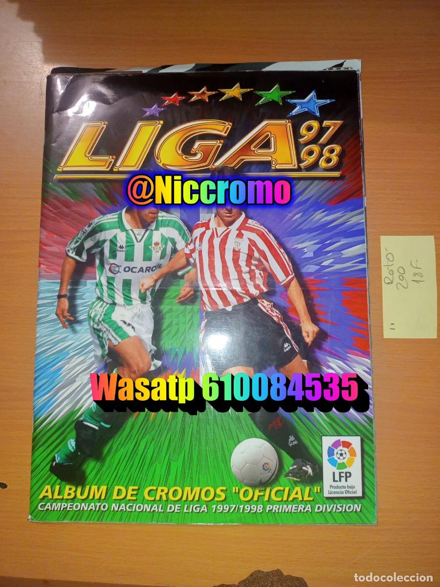 Coleccionismo deportivo: liga futbol 97 98 ed este con cromos normales 200+ fichajes 18 panini 1997 1998 niccromo
