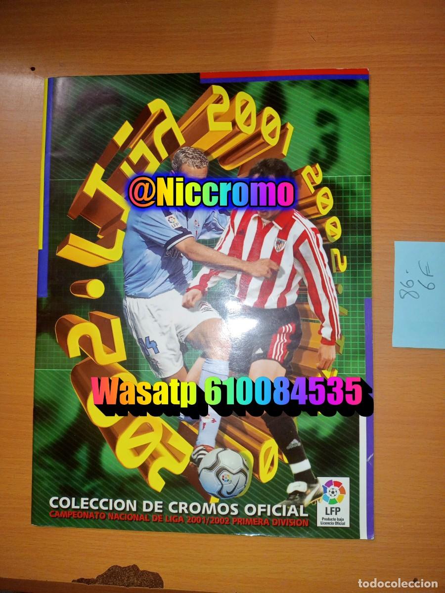 Coleccionismo deportivo: liga futbol 01 02 ed este con cromos normales 85 + fichajes 6 panini 2001 2002 niccromo