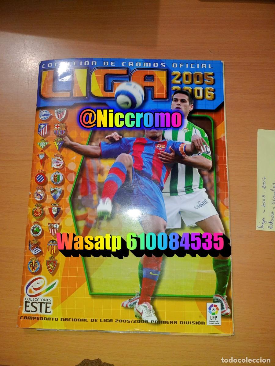 Coleccionismo deportivo: liga futbol 05 06 ed este con cromos normales 435 + fichajes 36 panini 2005 2006 niccromo