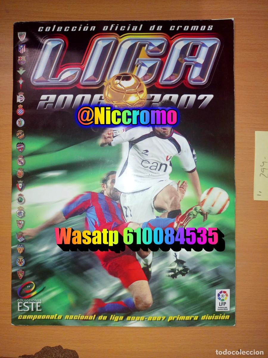 Coleccionismo deportivo: liga futbol 06 07 ed este con cromos normales 290 + fichajes 15 panini 2006 2007 niccromo