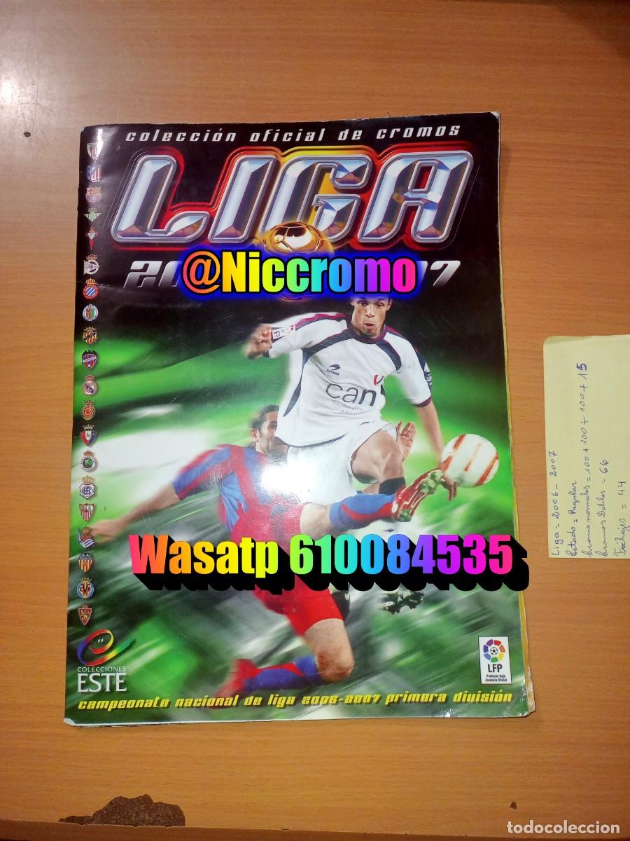Coleccionismo deportivo: liga futbol 06 07 ed este con cromos normales 375 + fichajes 44 panini 2006 2007 niccromo