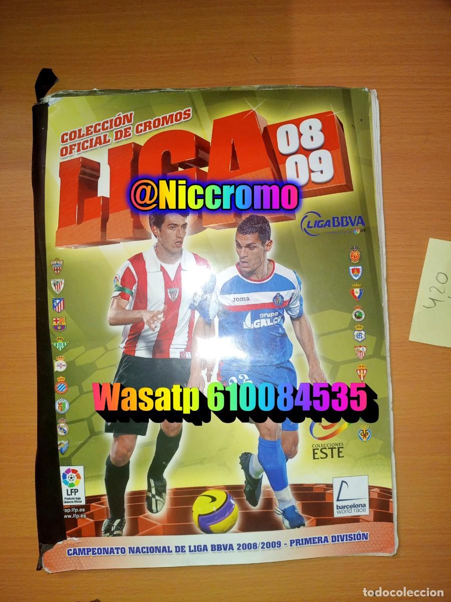 Coleccionismo deportivo: liga futbol 08 09 ed este con cromos normales 400 + fichajes 44 panini 2006 2007 niccromo