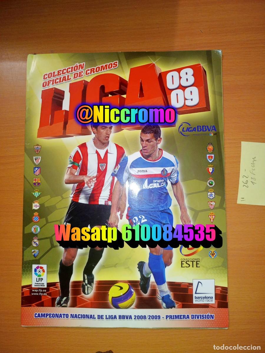 Coleccionismo deportivo: liga futbol 08 09 ed este con cromos normales 260 + fichajes 18 panini 2006 2007 niccromo