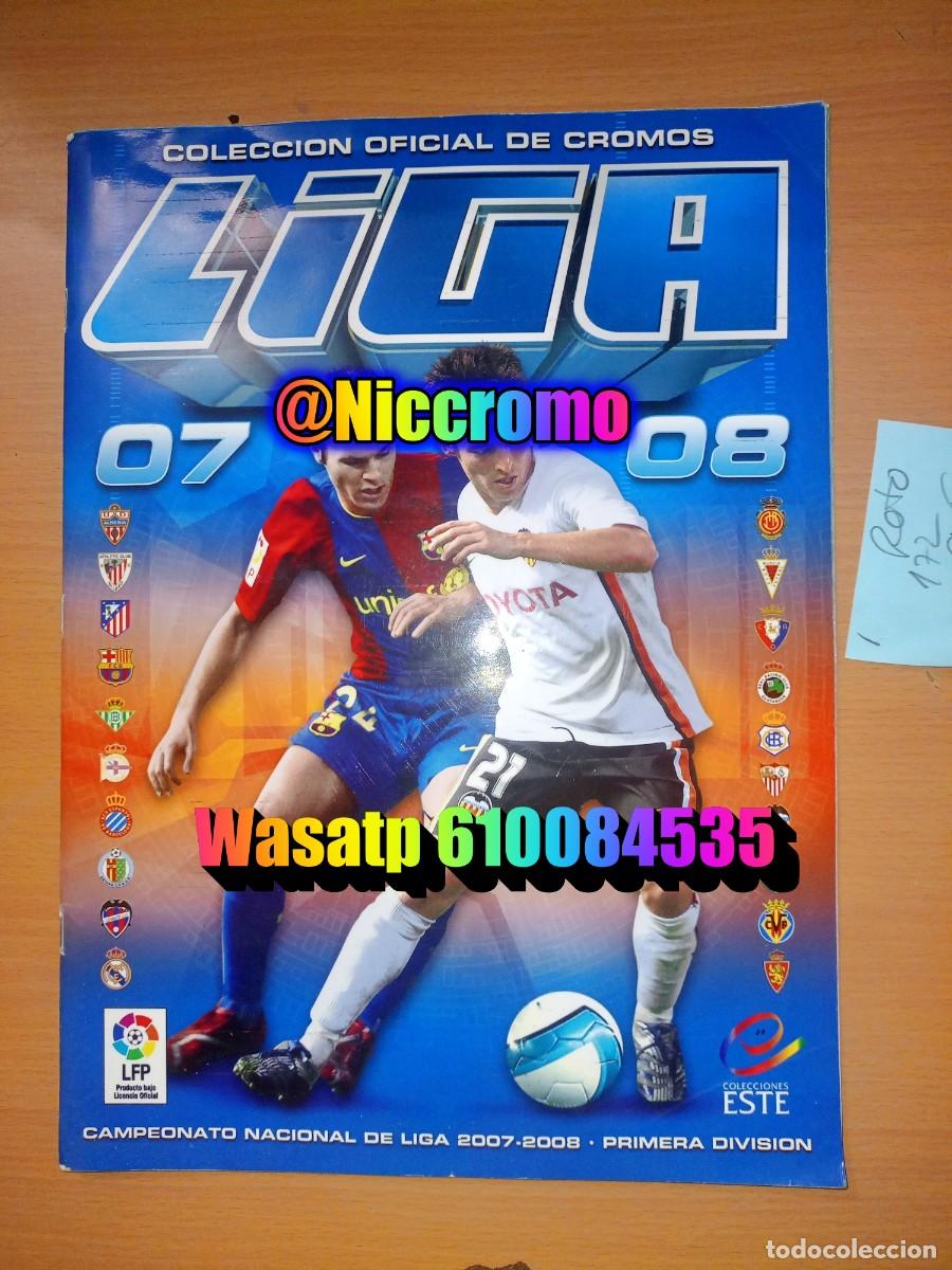 Coleccionismo deportivo: liga futbol 07 08 ed este con cromos normales 170 + fichajes 9 panini 2007 2008 niccromo