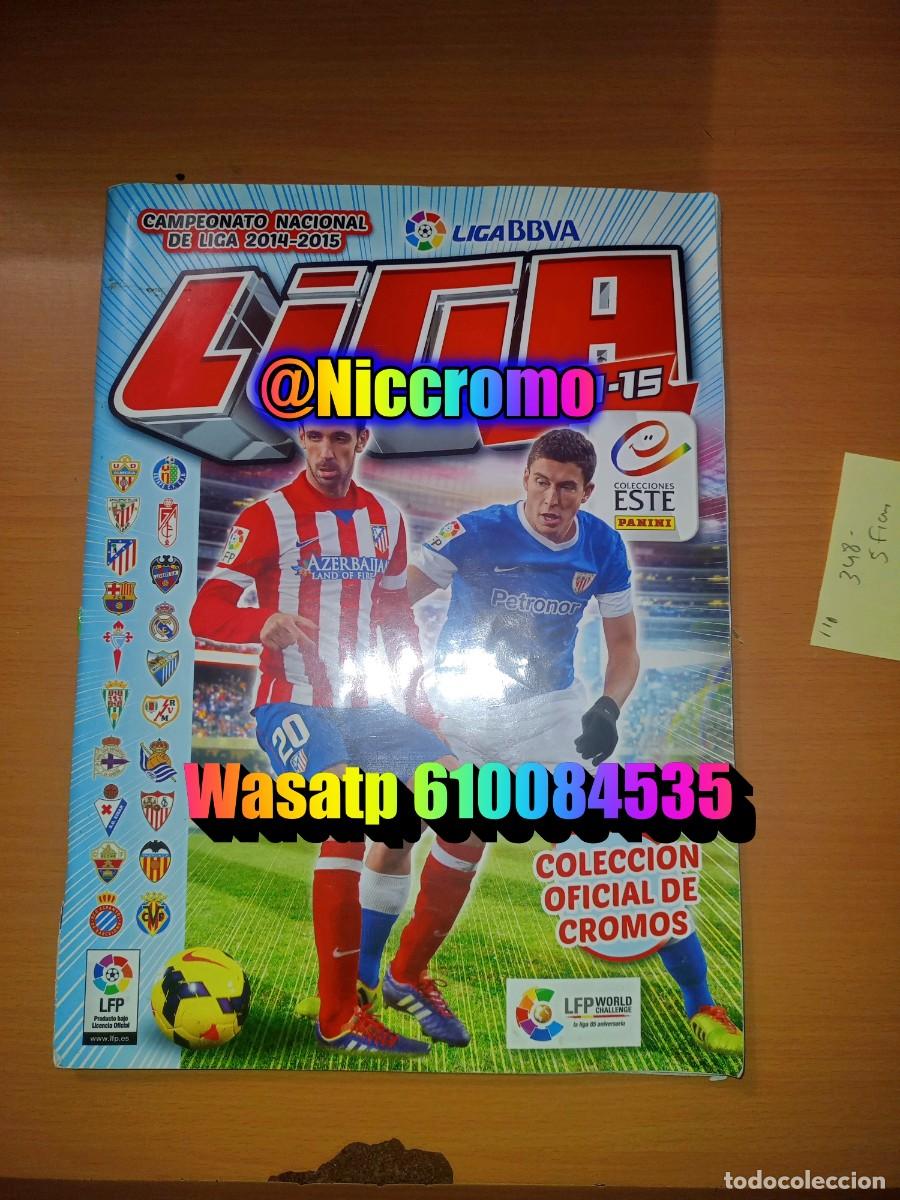 Coleccionismo deportivo: liga futbol 14 15 ed este con cromos normales 340 + fichajes 5 panini 2014 2015 niccromo