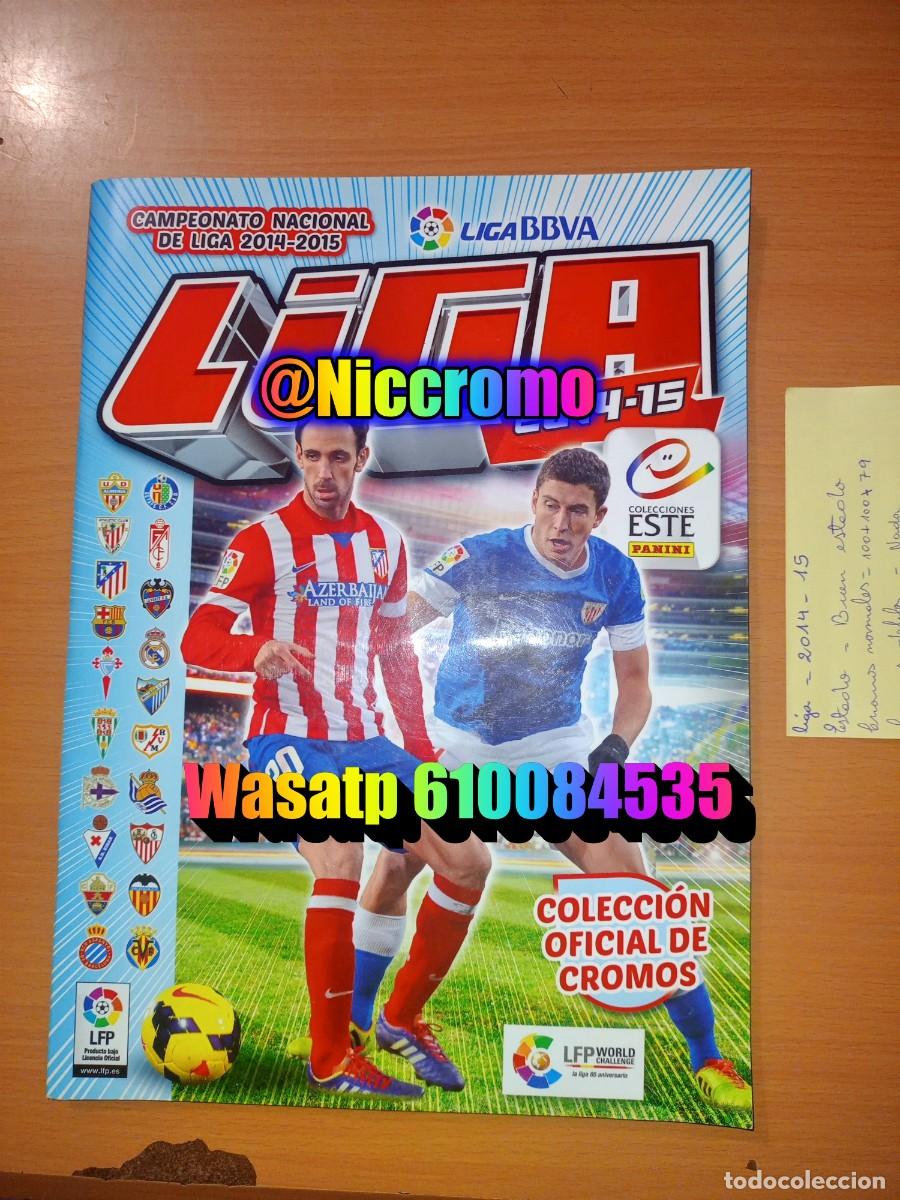 Coleccionismo deportivo: liga futbol 14 15 ed este con cromos normales 270 + fichajes 14 panini 2014 2015 niccromo