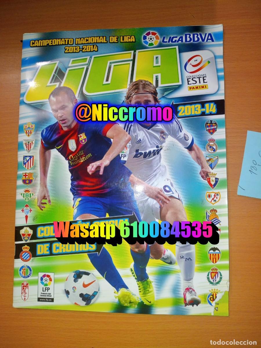 Coleccionismo deportivo: liga futbol 13 14 ed este con cromos normales 180 + fichajes 4 panini 2013 2014 niccromo