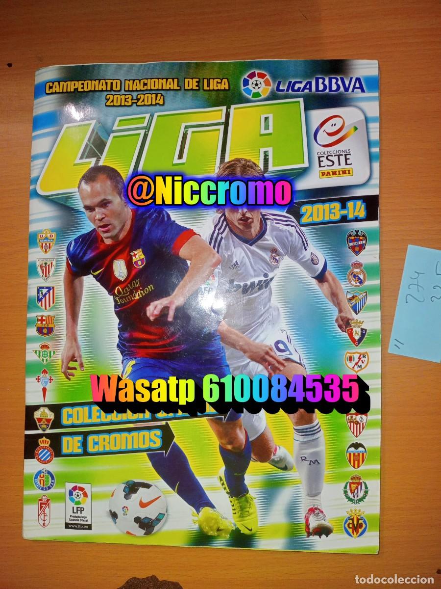 Coleccionismo deportivo: liga futbol 13 14 ed este con cromos normales 270 + fichajes 32 panini 2013 2014 niccromo