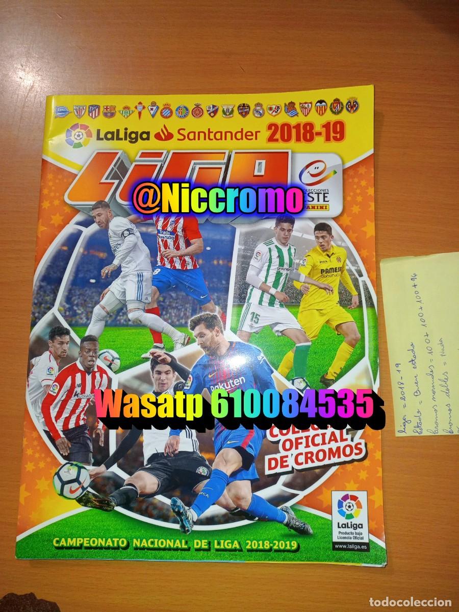 Coleccionismo deportivo: liga futbol 18 19 ed este con cromos normales 390 + fichajes 15 panini 2018 2019 niccromo