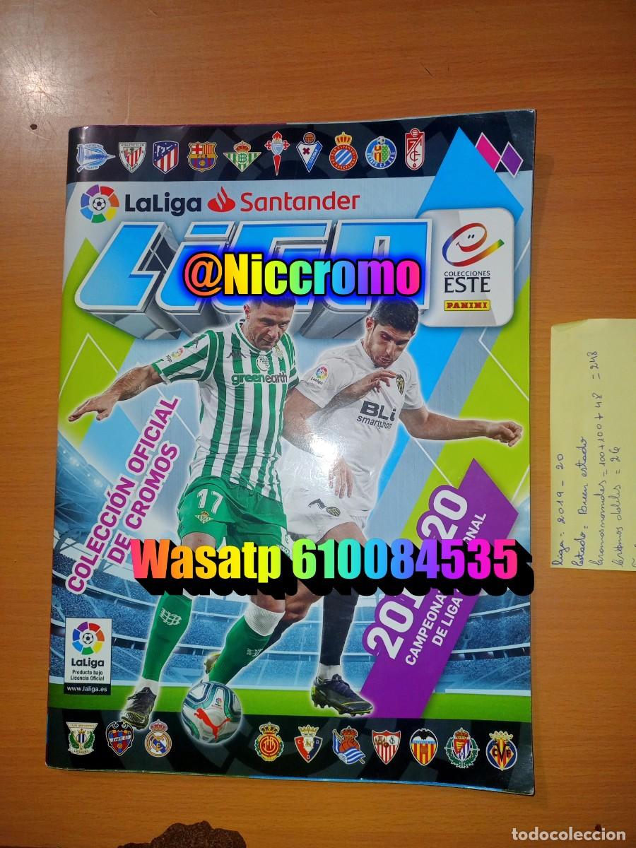 Coleccionismo deportivo: liga futbol 19 20 ed este con cromos normales 260 + fichajes 27 panini 2019 2020 niccromo