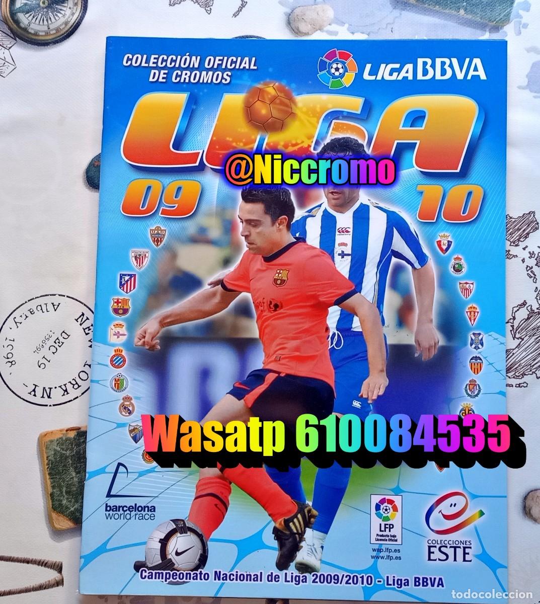 Coleccionismo deportivo: album vacio plancha liga 09 10 ed. este con messi sin pegar en lamina panini 2009 2010 niccromo