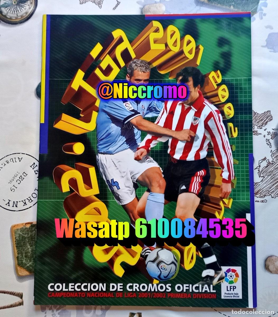 Coleccionismo deportivo: album vacio plancha liga 01 02 ed. este panini 2001 2002 niccromo