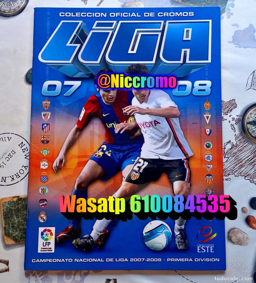 Coleccionismo deportivo: album vacio plancha liga 07 08 ed. este panini 2007 2008 niccromo