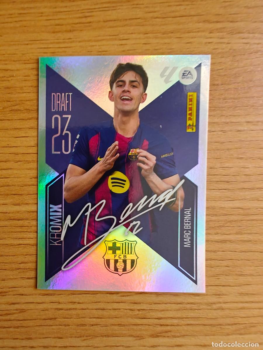 Coleccionismo deportivo: Marc Bernal K15 Liga Este 26 27 FC Barcelona Draft 23 Kromix Sticker 2026 2027