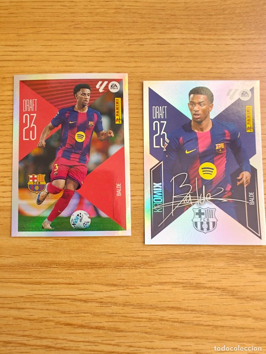 Coleccionismo deportivo: Lote Balde K2 Liga Este 26 27 FC Barcelona Draft 23 Kromix Sticker 2026 2027