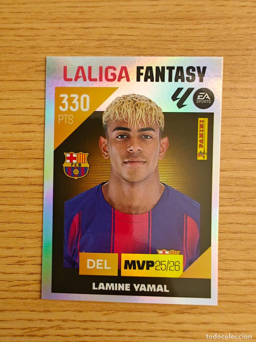 Coleccionismo deportivo: Lamine Yamal 5 Liga Este 26 27 FC Barcelona LaLiga Fantasy Sticker 2026 2027
