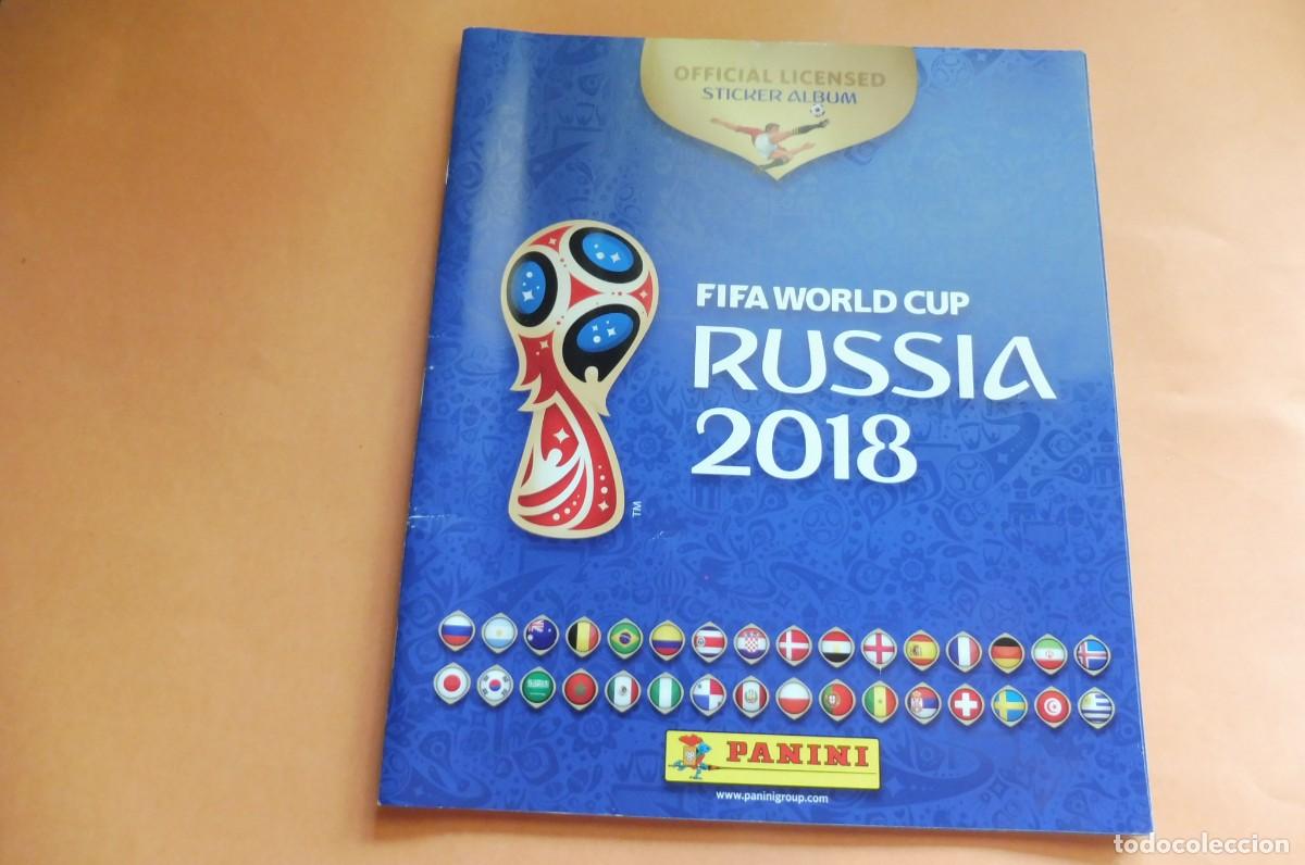 Coleccionismo deportivo: ALBUM PANINI - FIFA WORLD CUP RUSSIA 2018 - 31 CROMOS PEGADOS Y 70 SIN PEGAR -