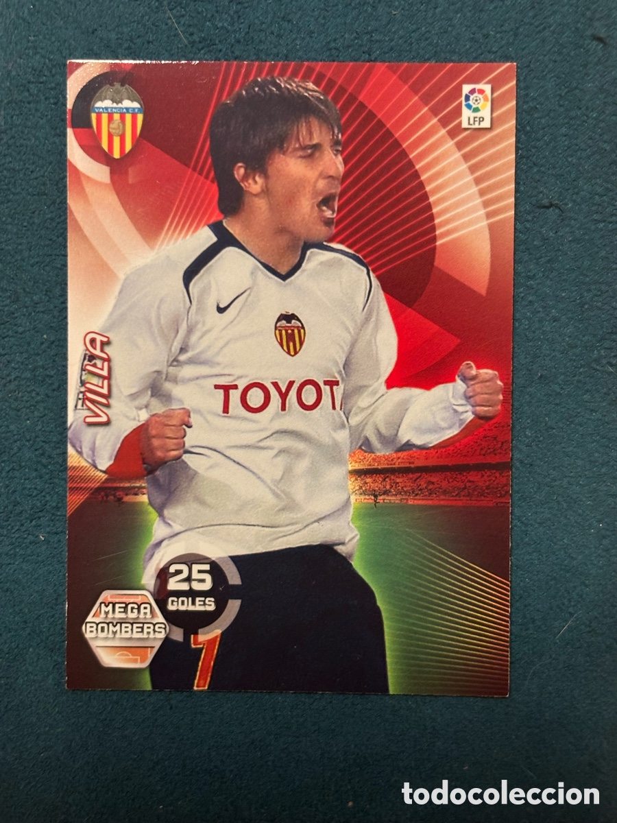 Coleccionismo deportivo: Cromo David Villa panini sport