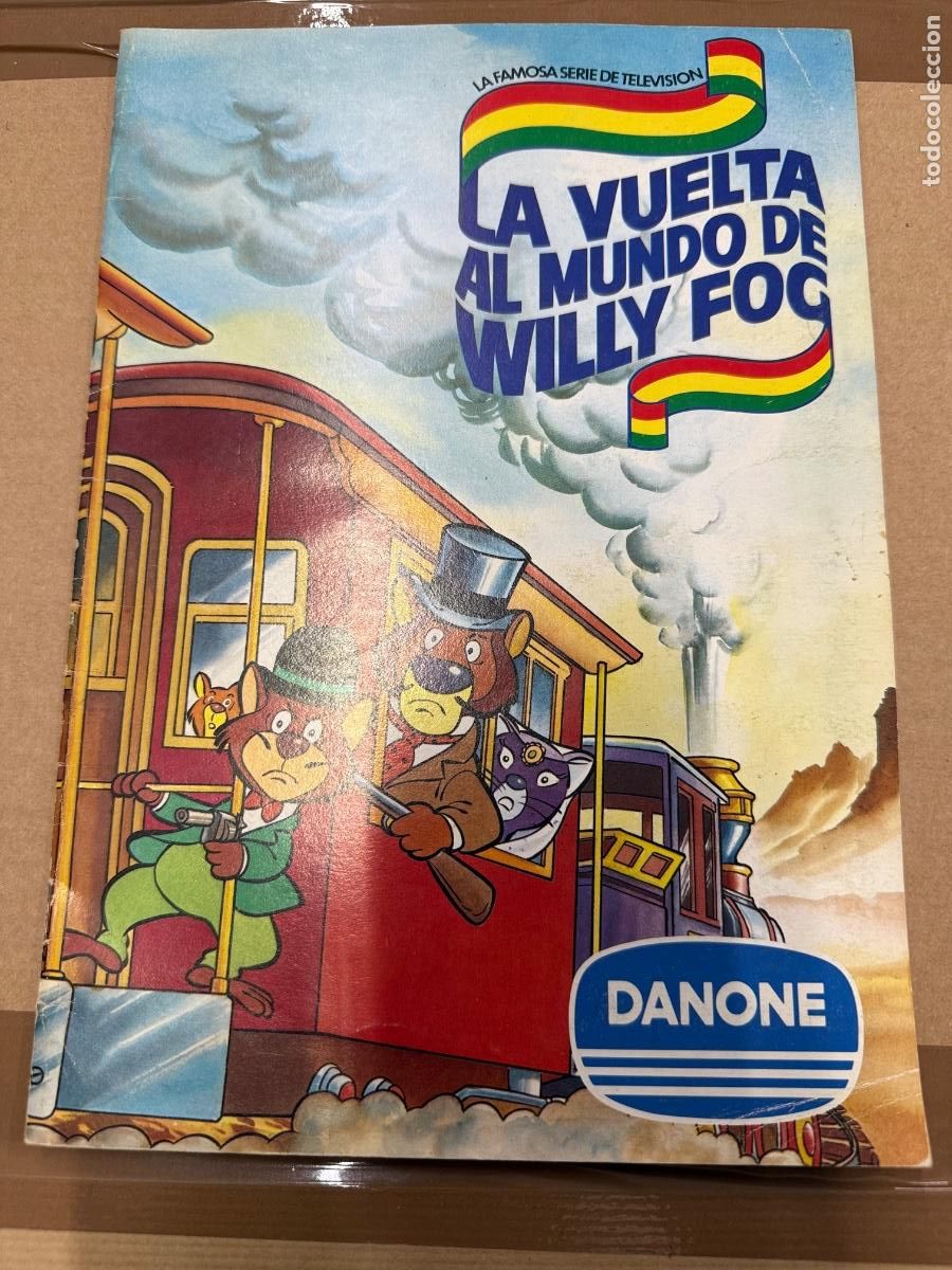 Coleccionismo deportivo: LA VUELTA AL MUNDO DE WILLY FOG Album de cromos. Todas las paginas fotografiadas