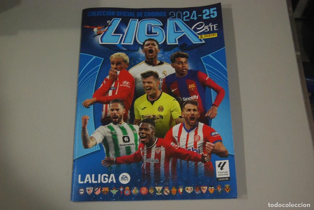 Coleccionismo deportivo: ALBUM PLANCHA NUEVO VACIO LIGA ESTE PANINI 2024-25 2024-2025 (VER FOTOS)