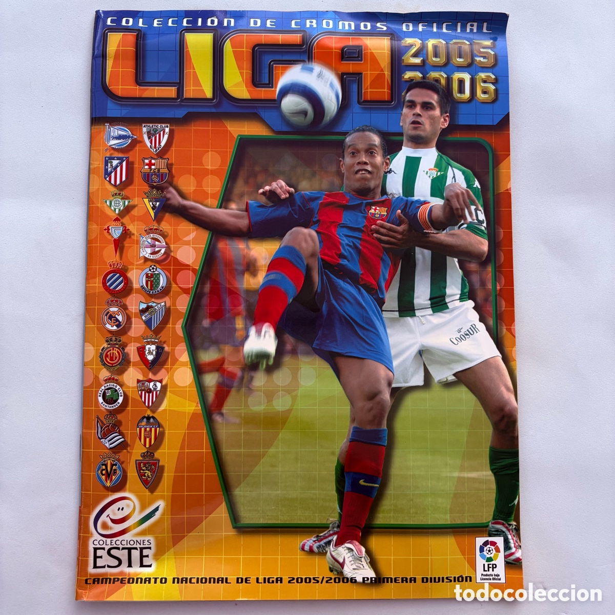 Coleccionismo deportivo: album de cromos plancha vacio nuevo este liga 2005 2006