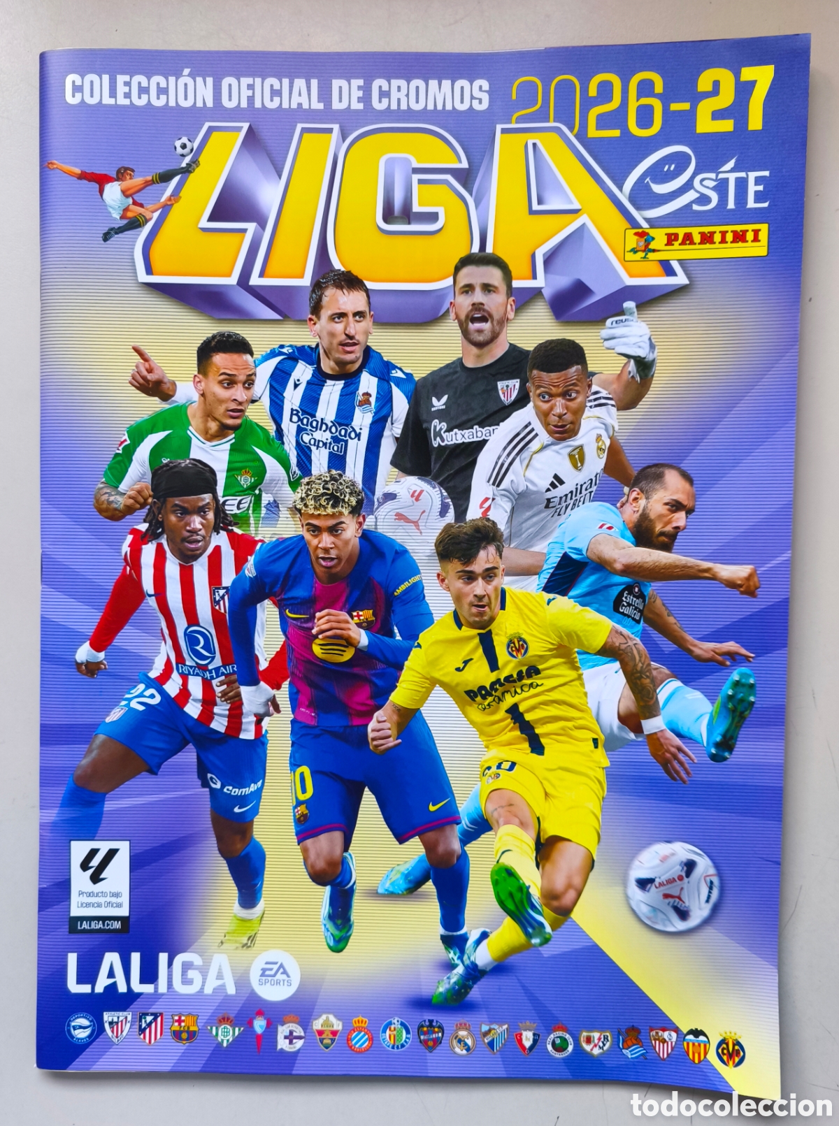 Coleccionismo deportivo: ALBUM CROMOS OFICIAL LA LIGA 26 27 PANINI ESTE 2026 2027 - LALIGA . VACIO . NUEVO