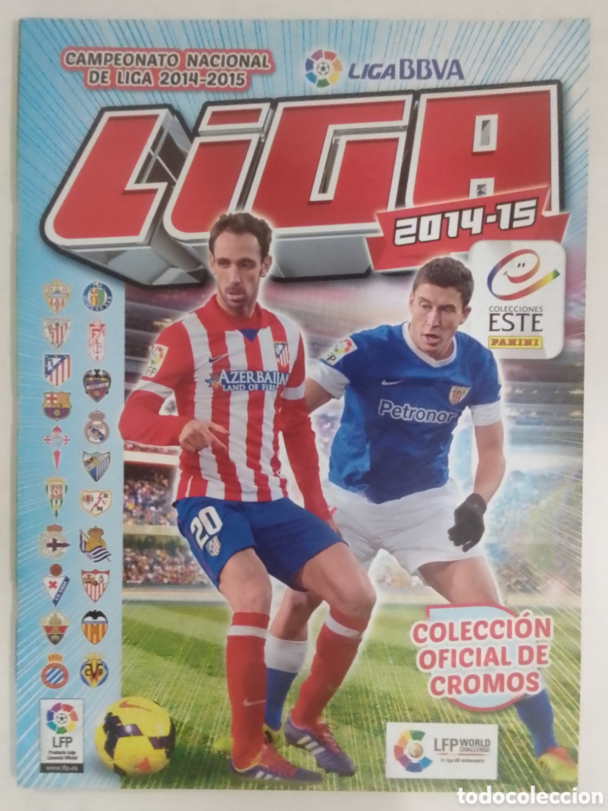 Coleccionismo deportivo: Album vac&iacute;o Colecciones Este 2014-15.