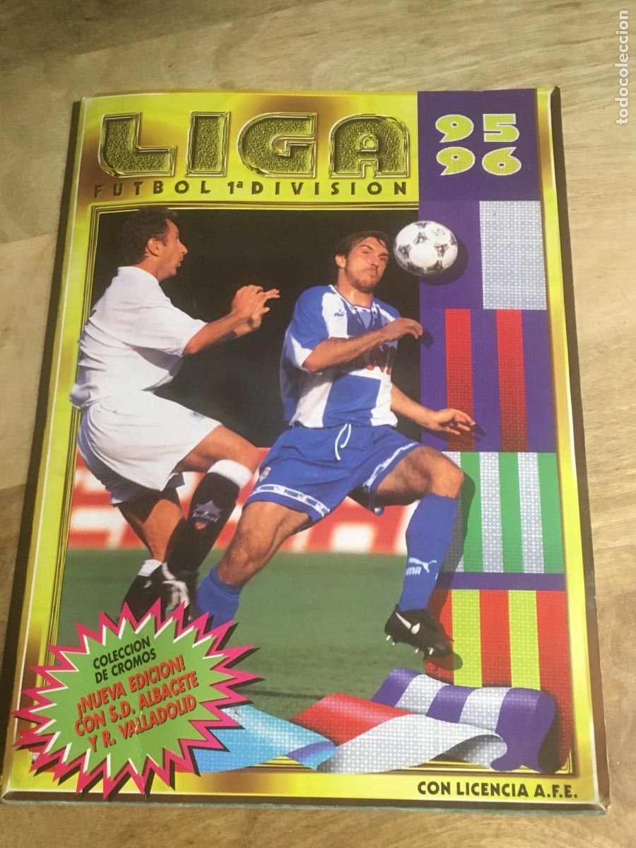 Colecionismo desportivo: liga futbol 95 96 1995 1996 ediciones este album cromos con muchos dobles coloca y fichajes
