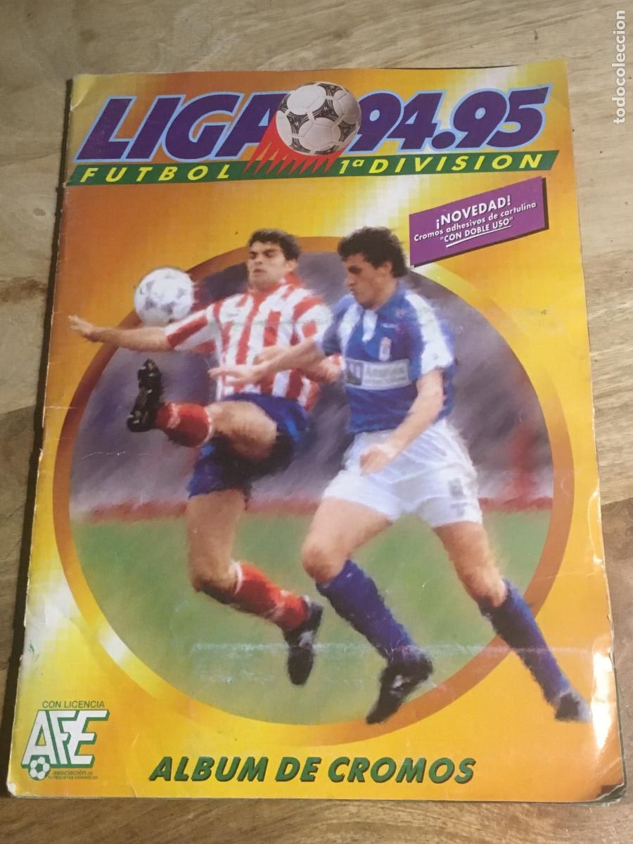 Coleccionismo deportivo: liga futbol 94 95 ediciones este album cromos con muchos dobles coloca y fichajes prosinecki oviedo