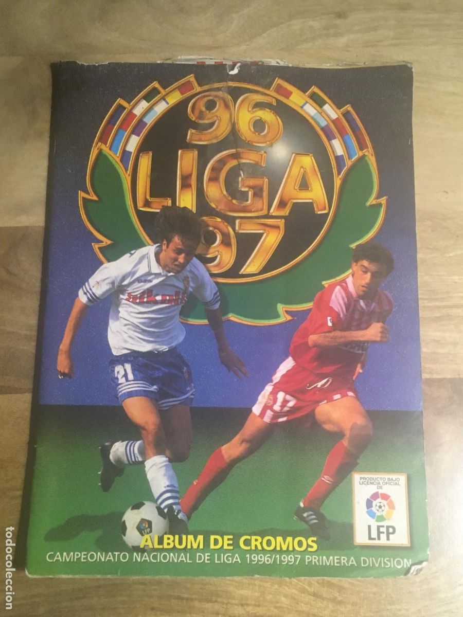 Coleccionismo deportivo: liga futbol 96 97 ediciones este album cromos con muchos dobles coloca y fichajes secretario madrid