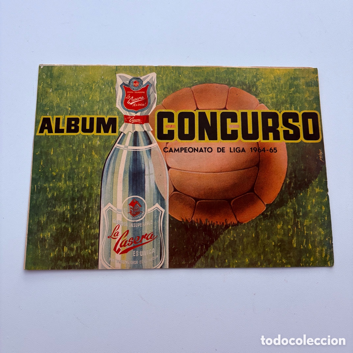 Coleccionismo deportivo: &Aacute;lbum concurso futbol campeonato de liga 1964-65 la casera PLANCHA VACIO