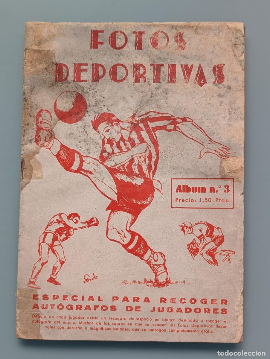 Coleccionismo deportivo: INCREIBLE ALBUM VACIO FOTOS DEPORTIVAS N&ordm; 1 LIGA 1942 1943 42/43 EDIT FHER FUTBOL FOOTBALL MBCONSERV