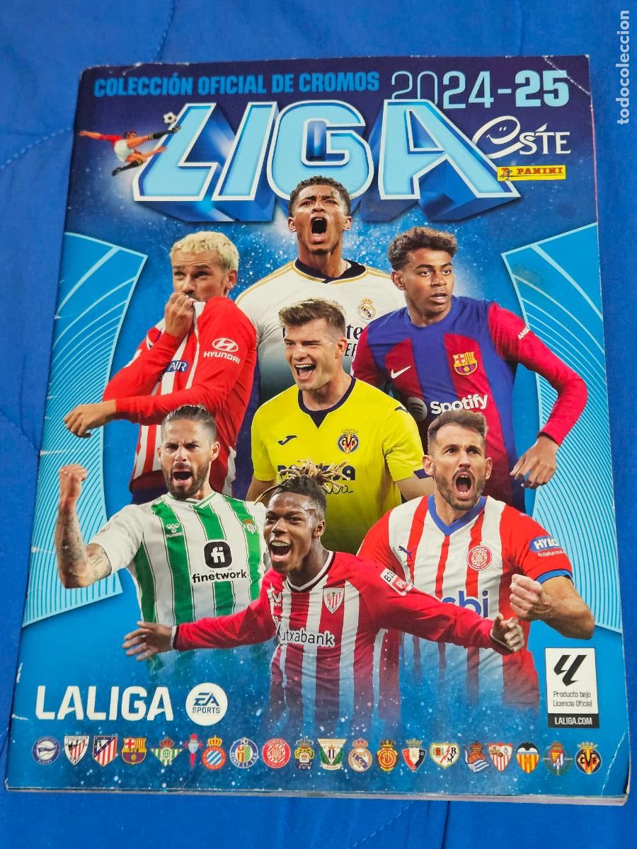 Coleccionismo deportivo: ALBUM DE CROMOS DE LA LIGA DE 2024-25 CON MAS DE 600 CROMOS BUEN ESTADO