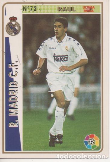Coleccionismo deportivo: Cromo E003505: Trading Card. Las Fichas de la Liga 94-95. n&ordm; 72 Raul, R.Madrid C.F. - LFP