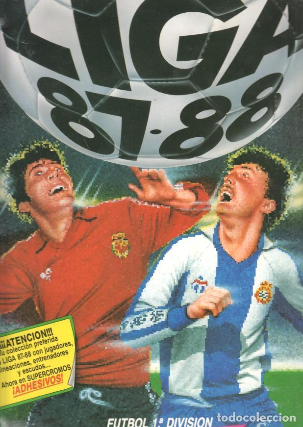 Coleccionismo deportivo: Album cromos: Liga 87/88 (CROMOS PEGADOS) -