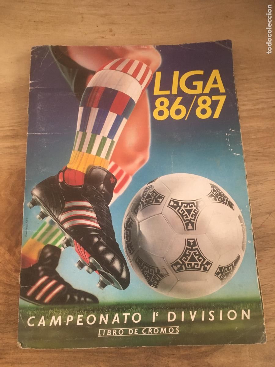 Collezionismo sportivo: liga 86 87 1986 1987 ediciones este album de cromos incompleto
