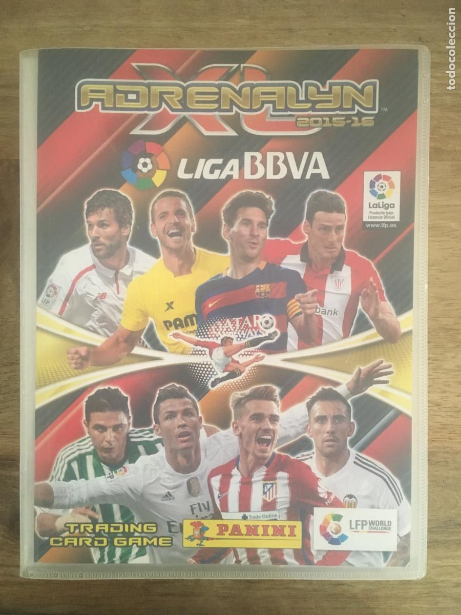 Coleccionismo deportivo: adrenalyn 2015 2016 15 16 album cromos con 555 cromos muy buen estado messi cristiano ronaldo
