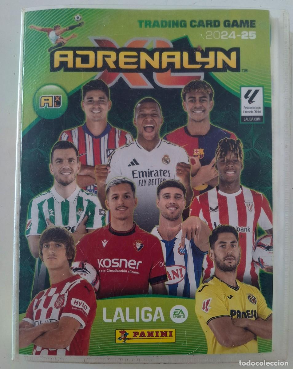 Coleccionismo deportivo: Gran lote &Aacute;lbum m&aacute;s 354 cartas cards La Liga Adrenalyn Trading Card Panini 2024 25